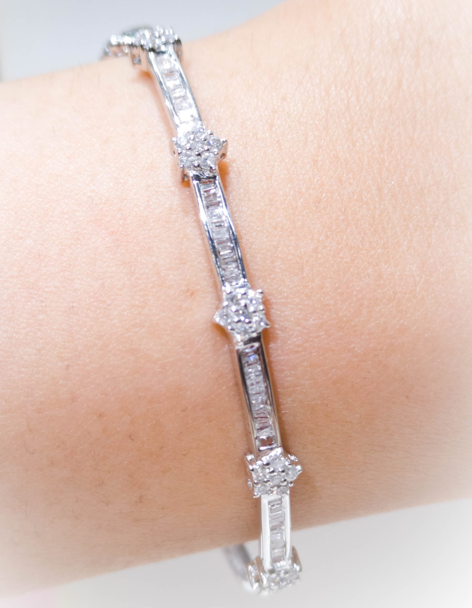 diamond studded bangle