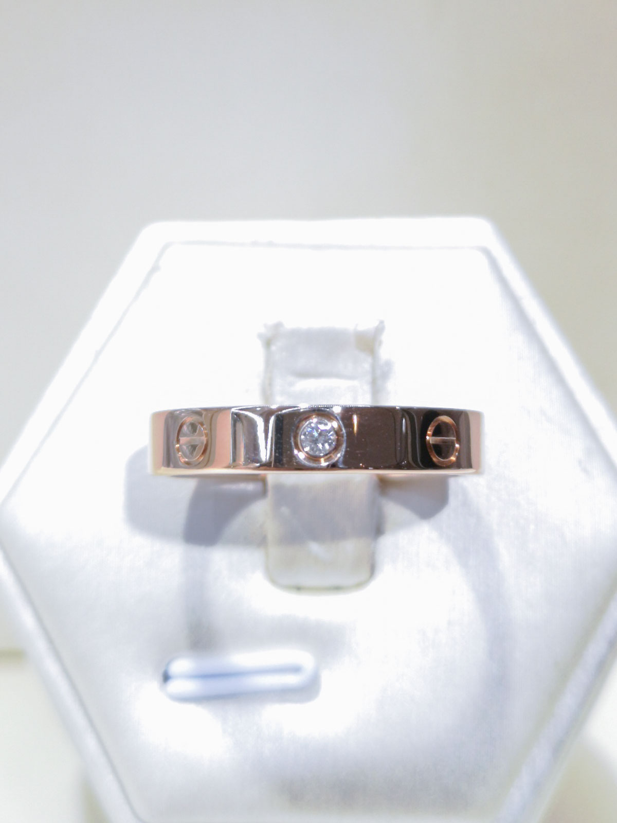 cartier silver engagement ring