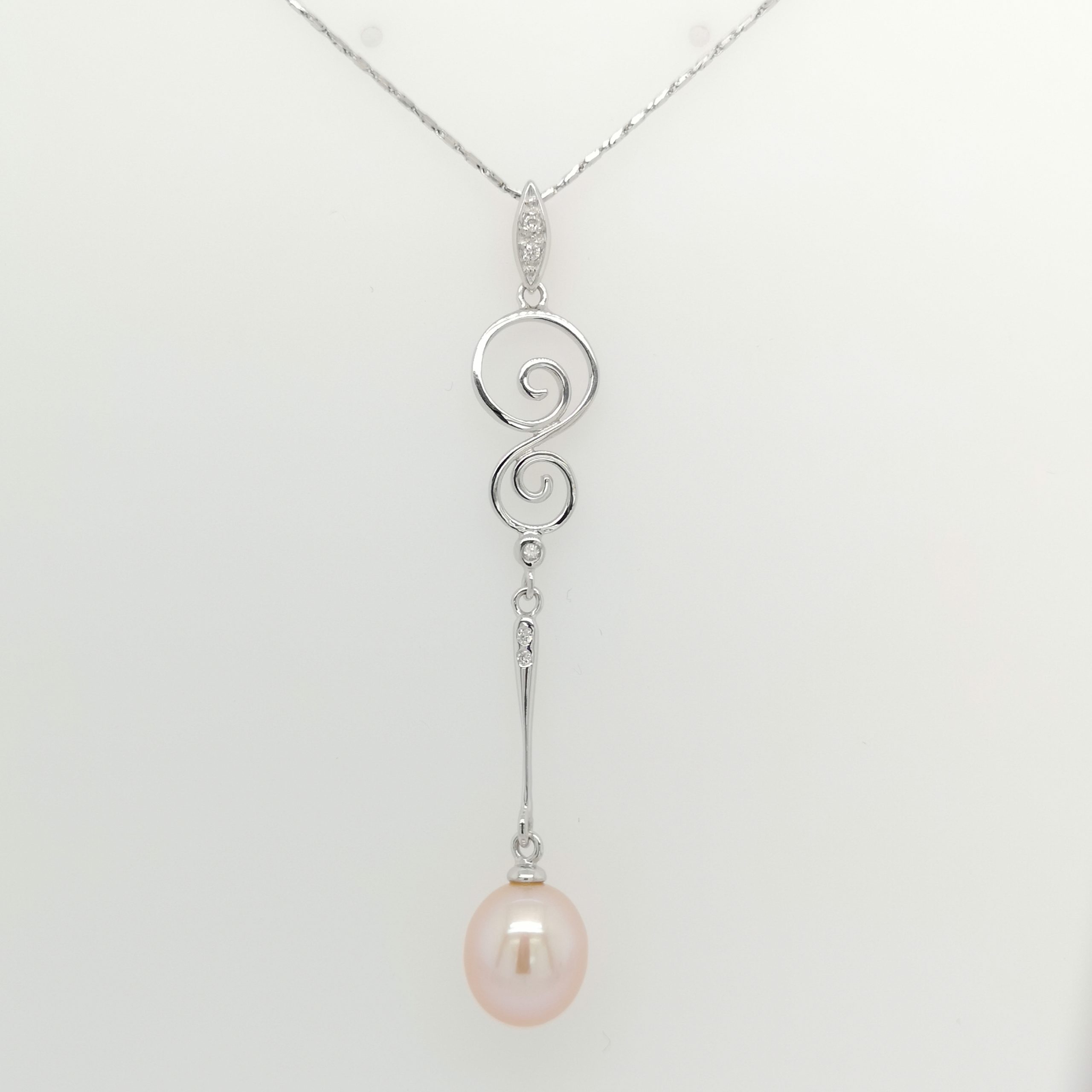 Dangling Pearl Pendant - ValueMax Jewellery