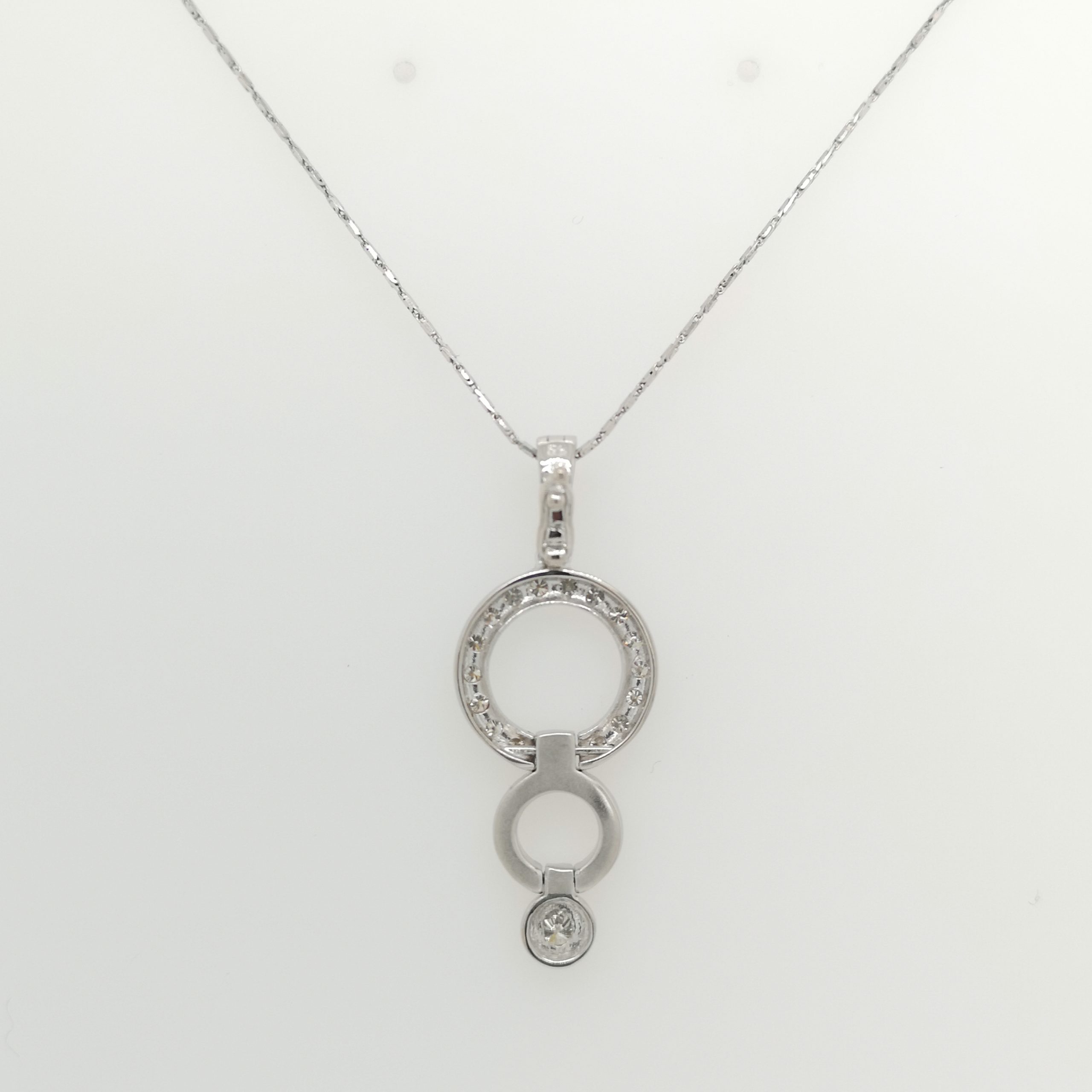 Triple Circular Solitaire Pendant - ValueMax Jewellery