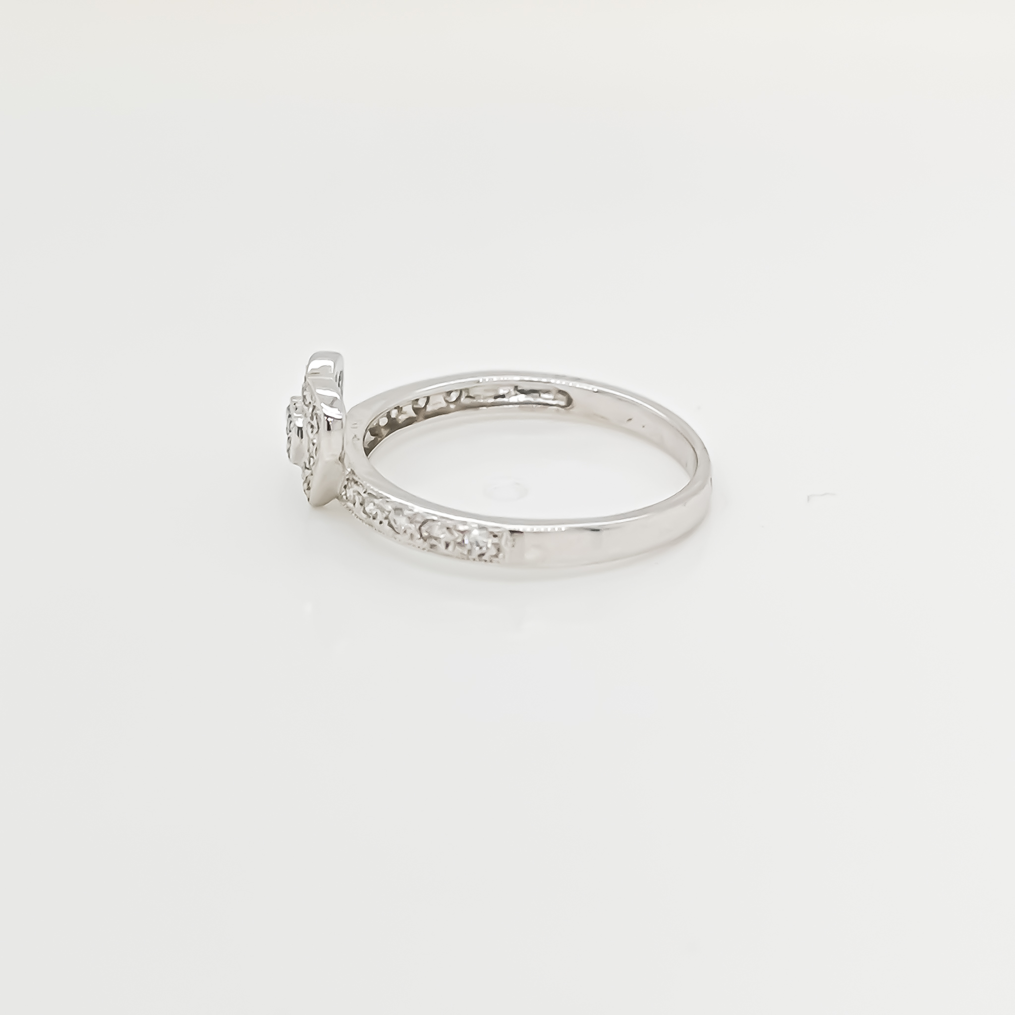 Heart Pave Diamond Ring - ValueMax Jewellery