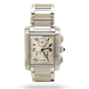 Cartier Tank Francaise Chronoflex Chronograph Steel Quartz Watch 2303