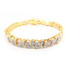 20K Yellow Gold Diamond Bracelet