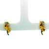 18K Yellow Gold Two Tone Diamond Earring