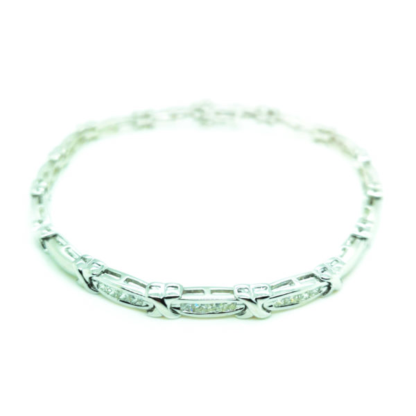 18K White Gold Diamond Bracelet