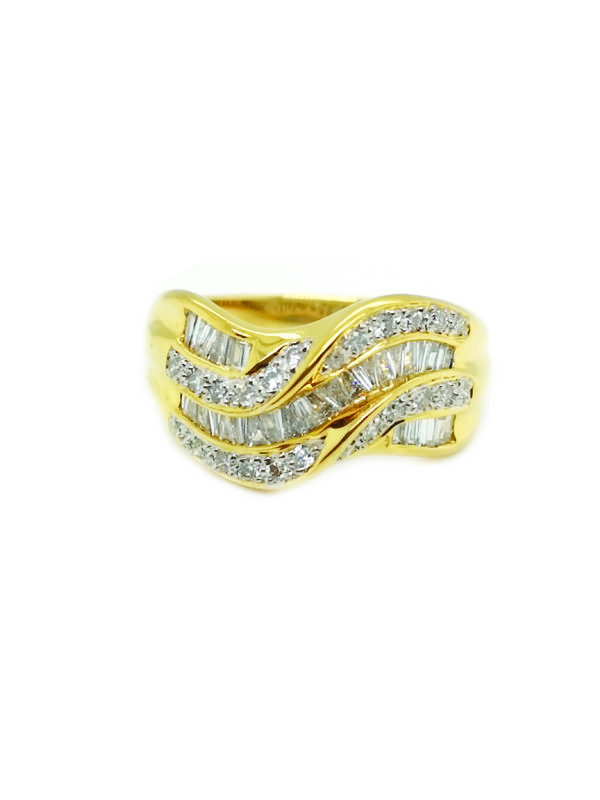 18K Yellow Gold Diamond Ring