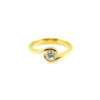 20K Yellow Gold Diamond Ring