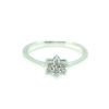 14K White Gold Diamond Ring