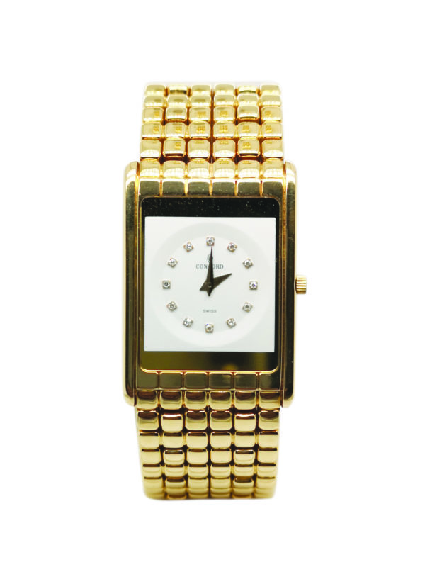 Concord 18K Yellow Gold Diamond Watch