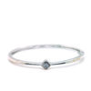 18K White Gold Diamond Bangle