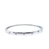 18K White Gold Diamond Bangle