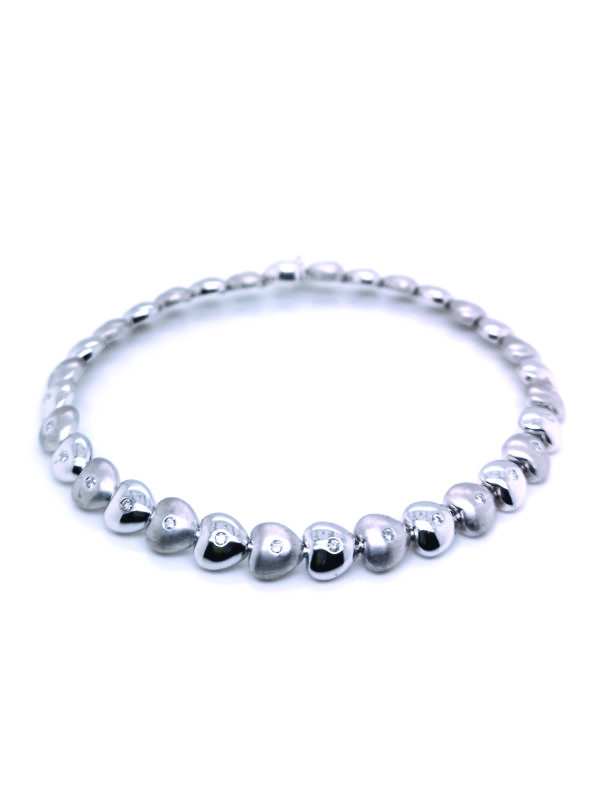 18K White Gold Diamond Bracelet