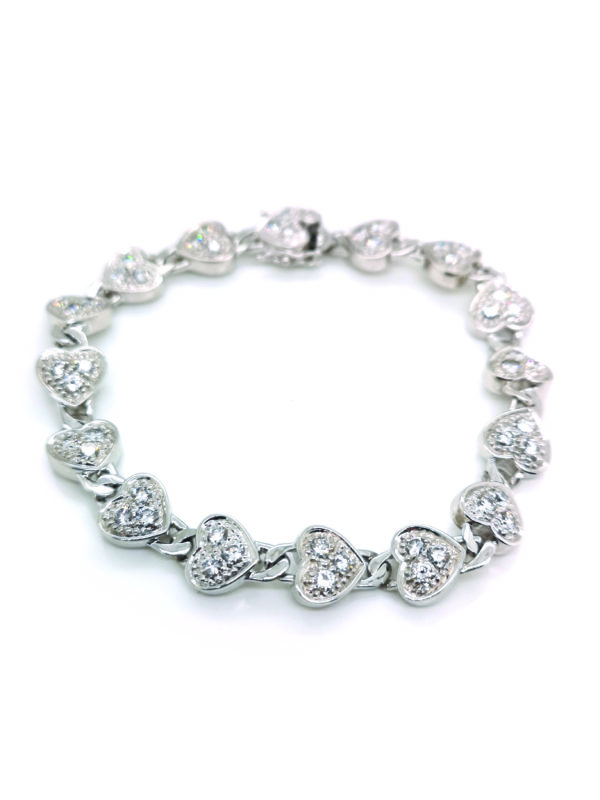 18K White Gold Diamond Bracelet