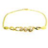 20K Yellow Gold Diamond Bracelet