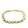 18K White/Yellow Gold Diamond Bracelet