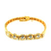 20K Yellow Gold Diamond Bracelet