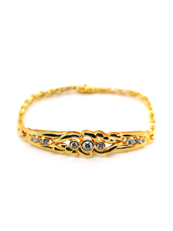 18K Yellow Gold Diamond Bracelet