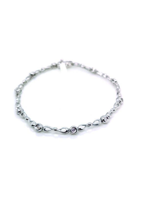 18K White Gold Diamond Bracelet