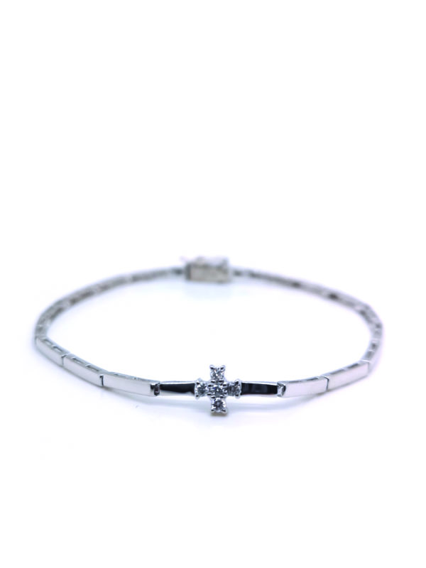 18K White Gold Diamond Bracelet