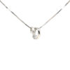 18K White Gold Diamond Pendant