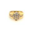 18K Yellow Gold Diamond Ring