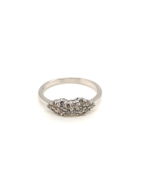 18K White Gold Diamond Ring