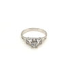 14K White Gold Diamond Ring