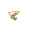 18K Yellow Gold Diamond Ring