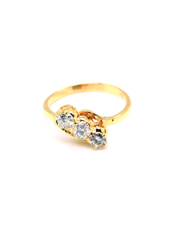 18K Yellow Gold Diamond Ring