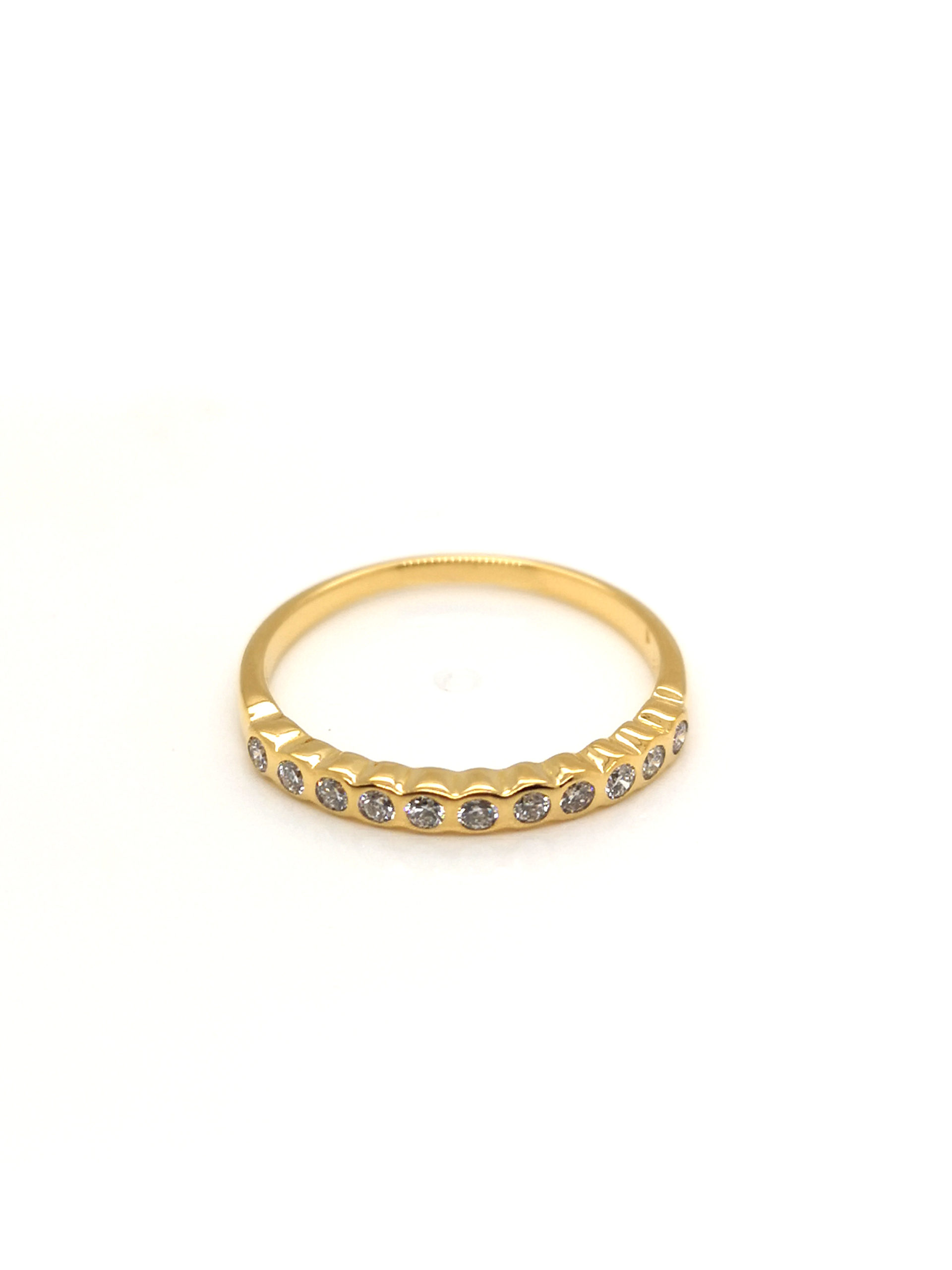 18K Yellow Gold Diamond Ring - ValueMax Jewellery