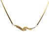 22K Yellow Gold Diamond Necklace