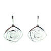 18K White Gold Earring