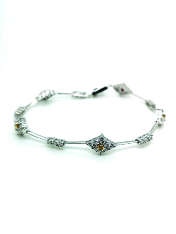 18K White Gold Diamond Bracelet