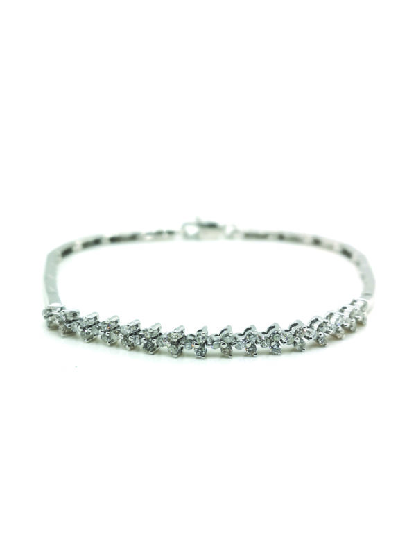 18K White Gold Diamond Bracelet