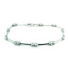 14K White Gold Diamond Bracelet