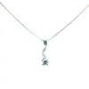 18K White Gold Diamond Pendant