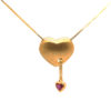 20K Yellow Gold Ruby Pendant