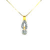 18K Yellow Gold Diamond Pendant