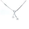 18K White Gold Diamond Pendant