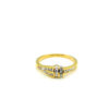 20K Yellow Gold Diamond Ring