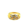 20K Yellow Gold Diamond Ring