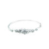 18K White Gold Diamond Bangle