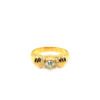 20K Yellow Gold Diamond Ring