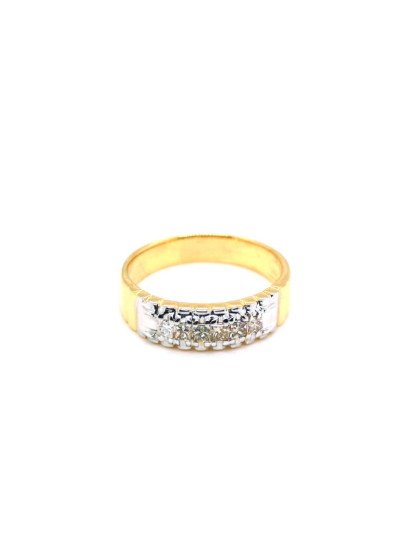 18K Yellow Gold Diamond Ring