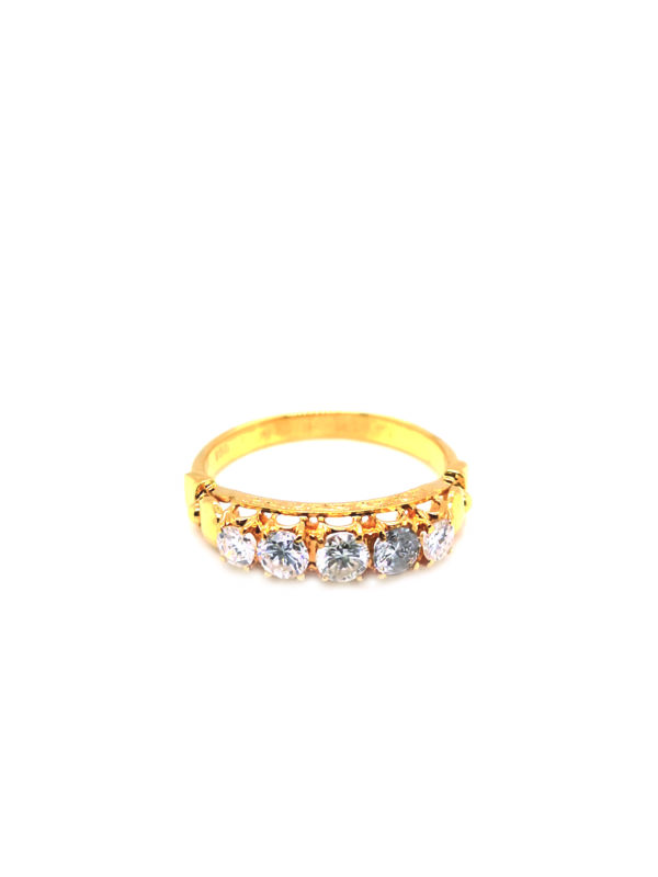 18K Yellow Gold Diamond Ring