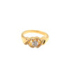 20K Yellow Gold Diamond Ring