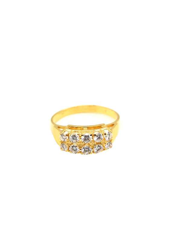 18K Yellow Gold Diamond Ring