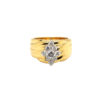 18K Yellow Gold Diamond Ring