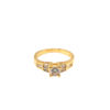 18K Yellow Gold Diamond Ring