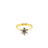 18K Yellow Gold Diamond Ring